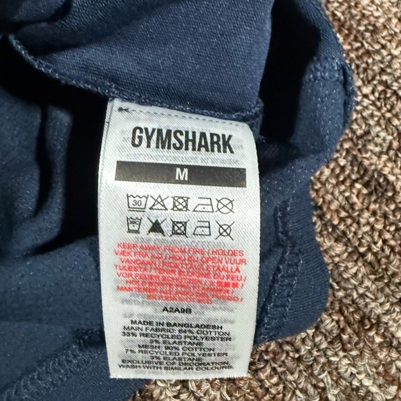 NWOT Men’s Gymshark React Stronger Workout tank Blue Size M - Picture 7 of 8